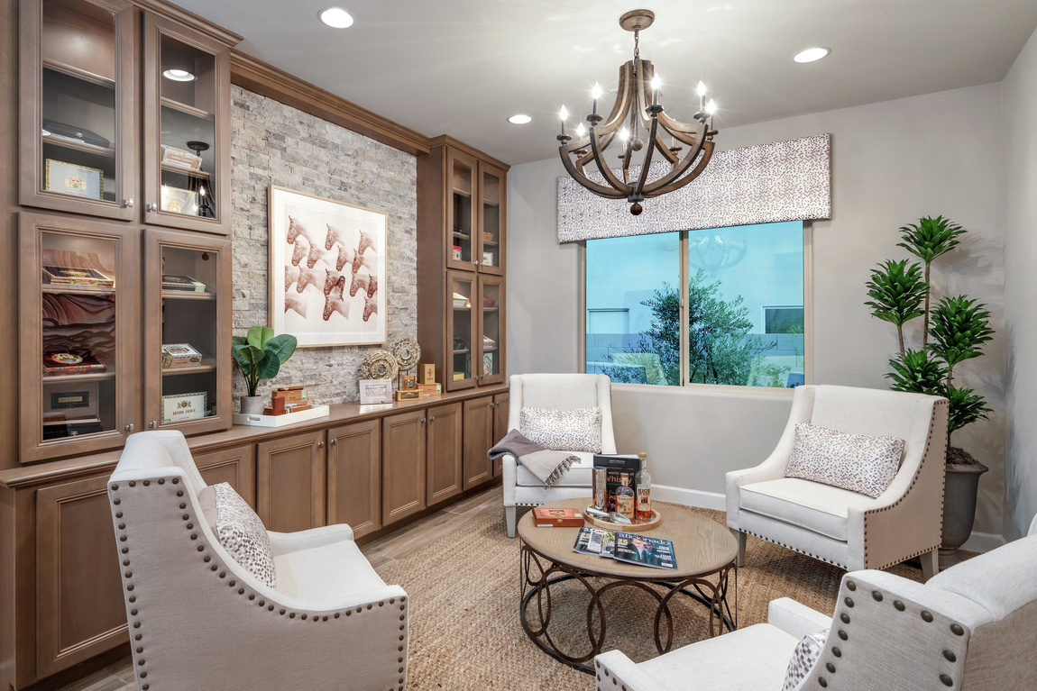 Charming home library