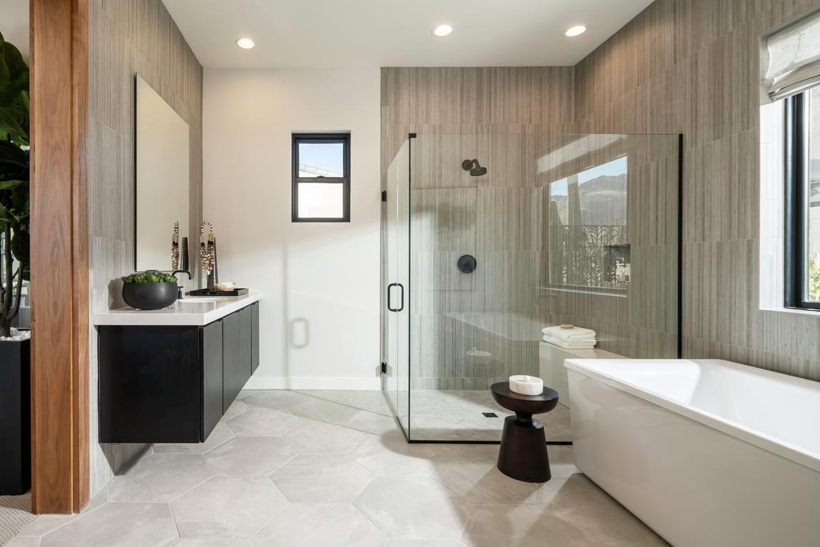 modern spa bathroom