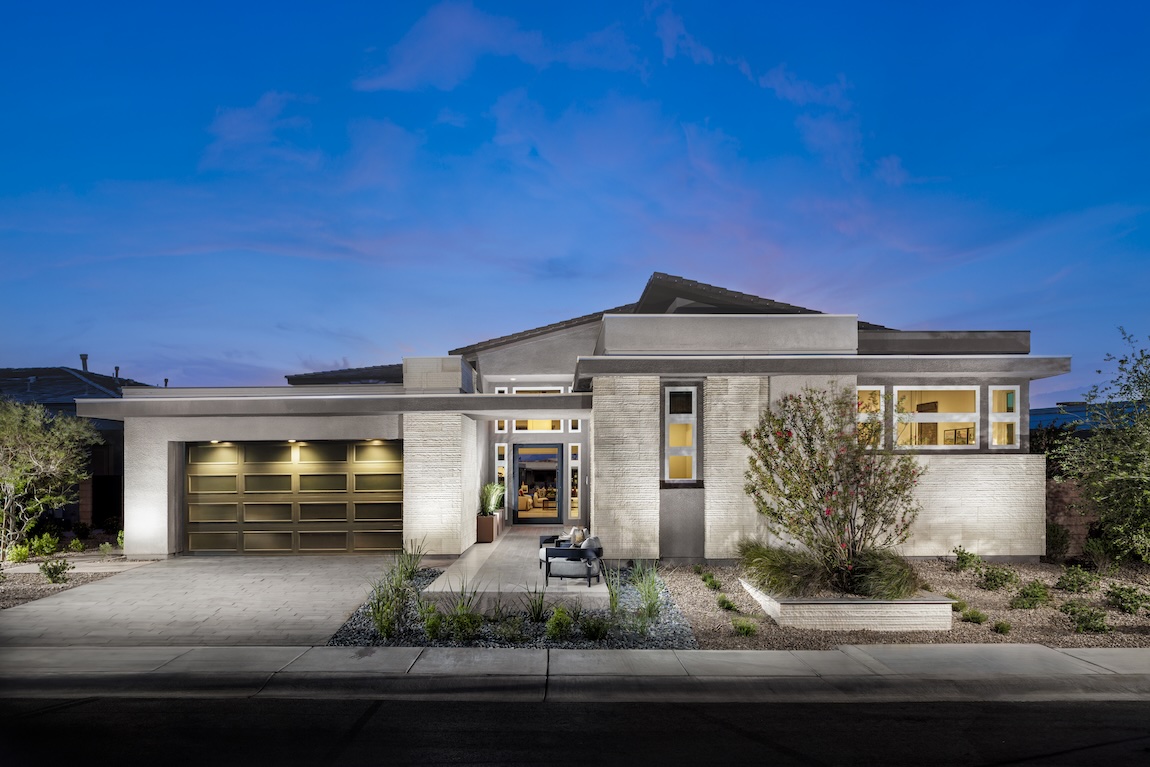 contemporary front exterior home design