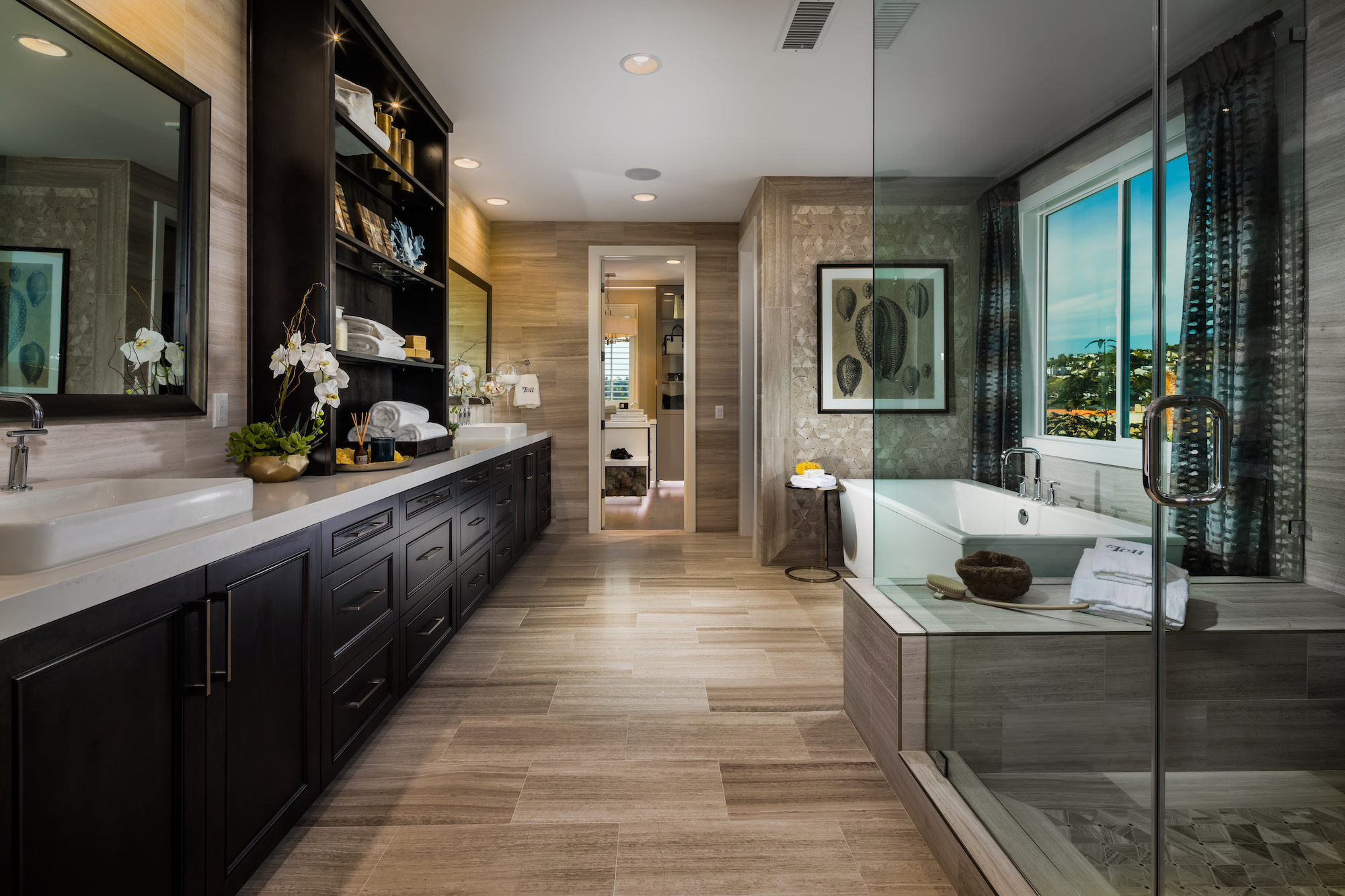25 Luxury Bathroom Ideas & Designs - 09 The Bluffs RR Serrano Master Bath