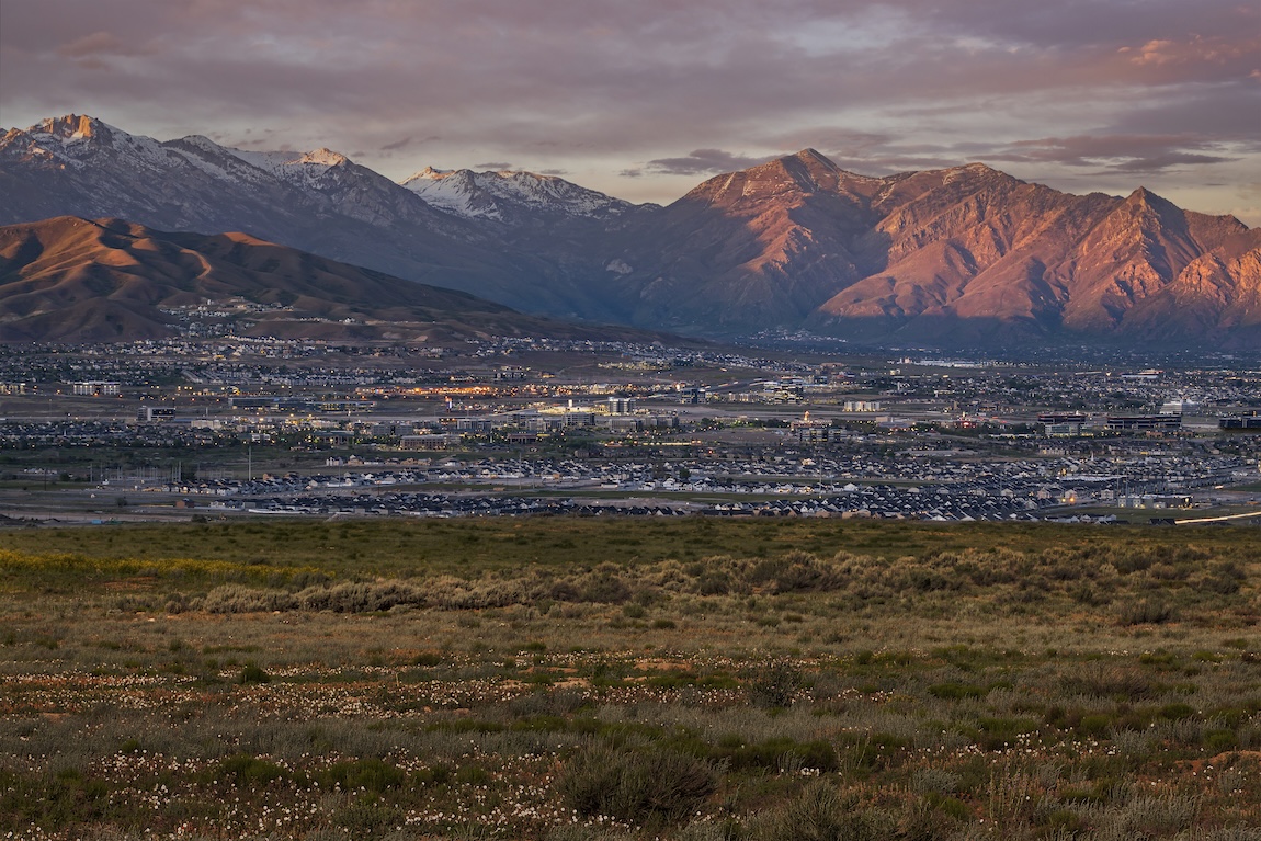 Toll Brothers at Jordanelle Ridge aerial photograph in Herber City, UT